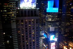 New York City Times Square 11J View To Northeast, W Hotel And Times Square After Sunset From The Marriott Hotel View Rooftop Restaurant
